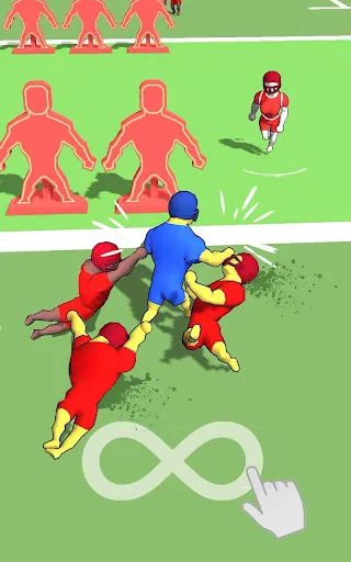 Gameplay screenshot 2 from Touch Down 3D - Action game